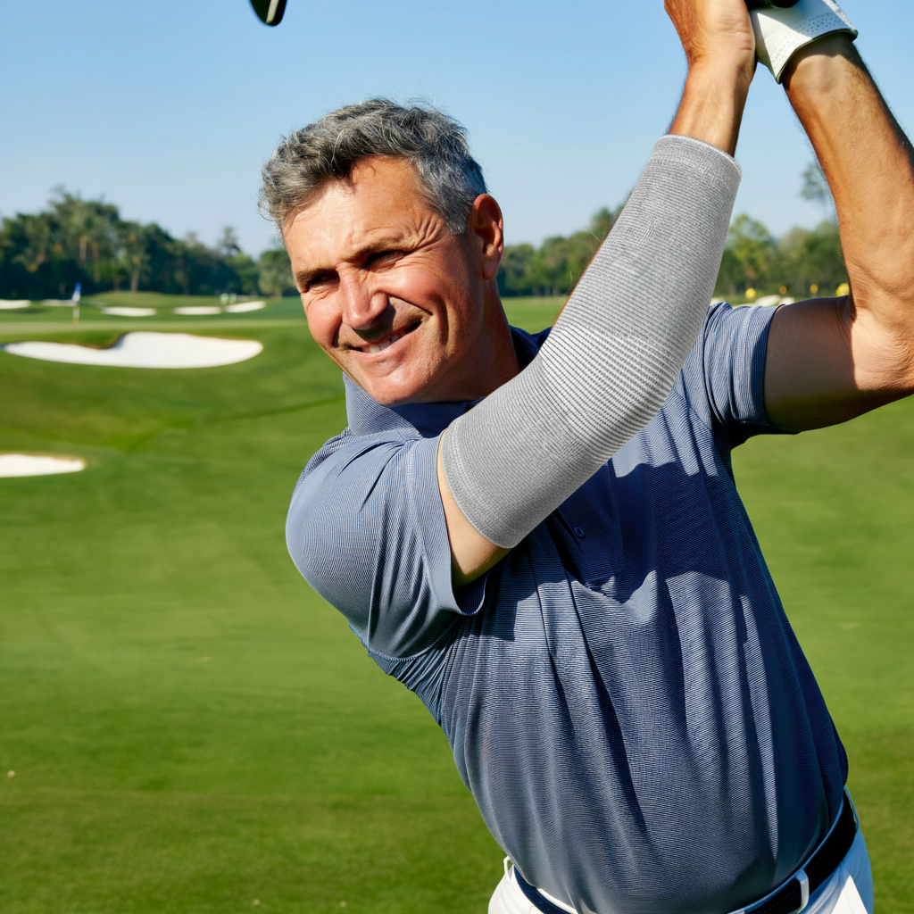 Bamboo Compression Elbow Sleeves-Ideal for Tennis Elbow and Everyday Strain