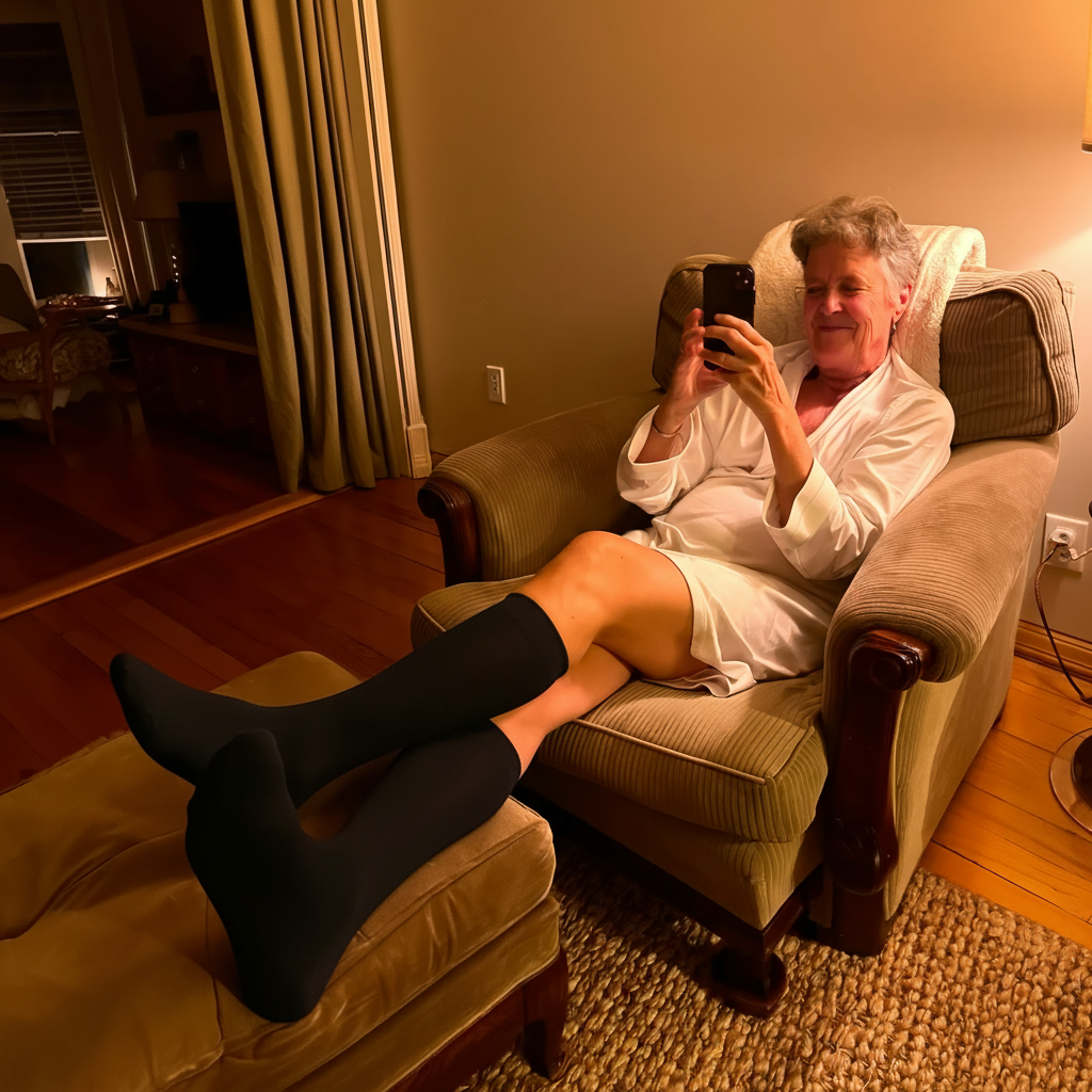 Bamboo Compression Socks | Soothing Relief for Swollen Legs & Ankles